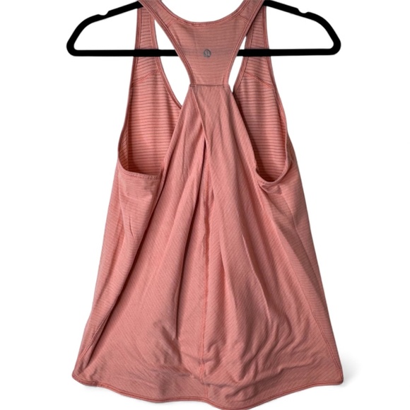 Lululemon Tank Top Coral Size 6 Womens Women's Shirt Pink Peach Yoga Active Gym - Picture 2 of 7